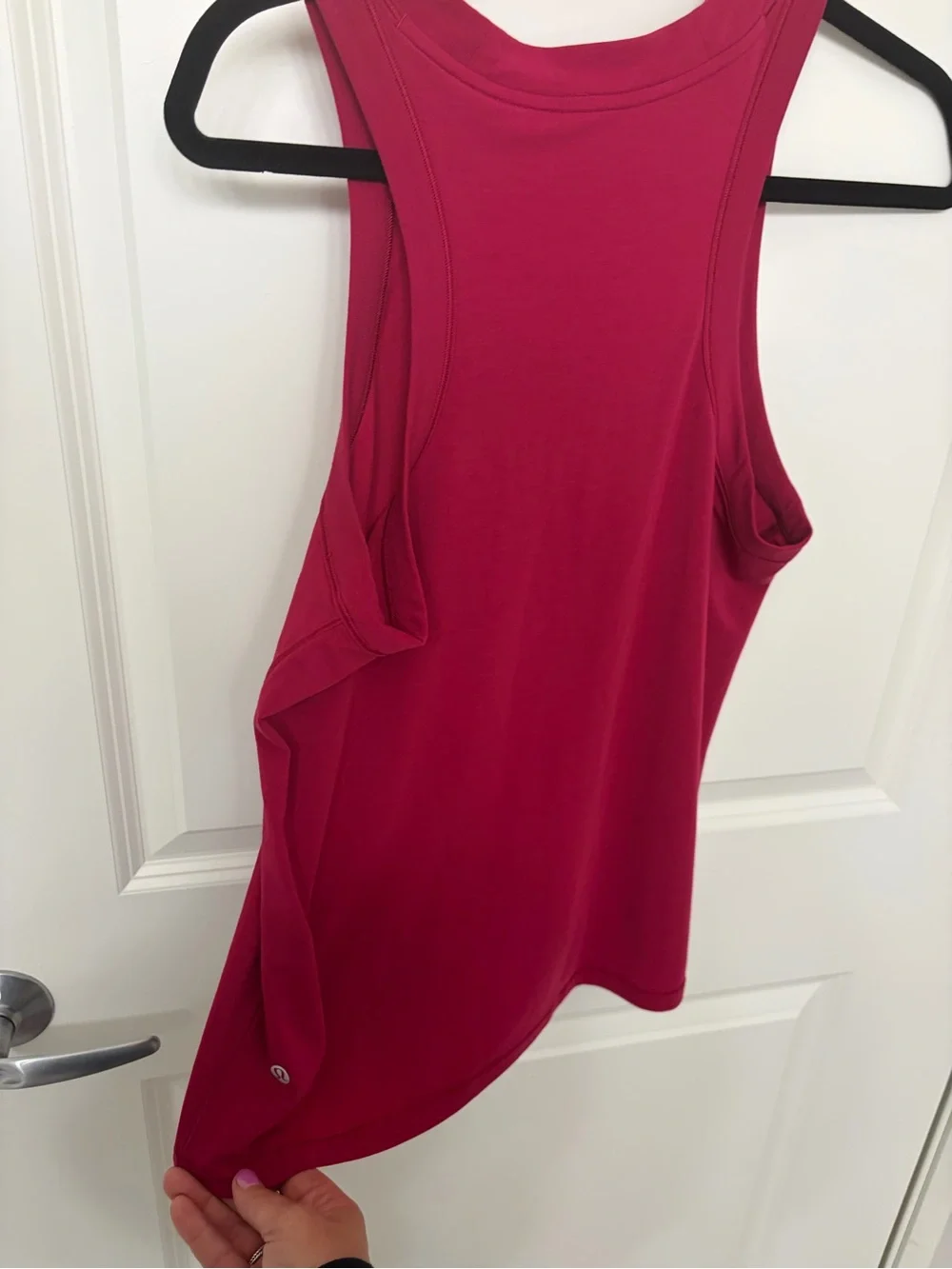 lululemon athletica Raspberry Racerback training Tank top - Picture 1 of 2